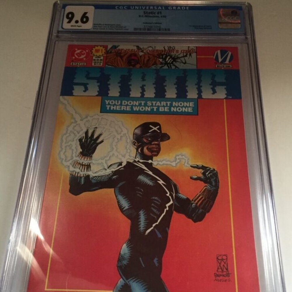 1993 DC Comics Static #1 Collector's Edition CGC 9.6